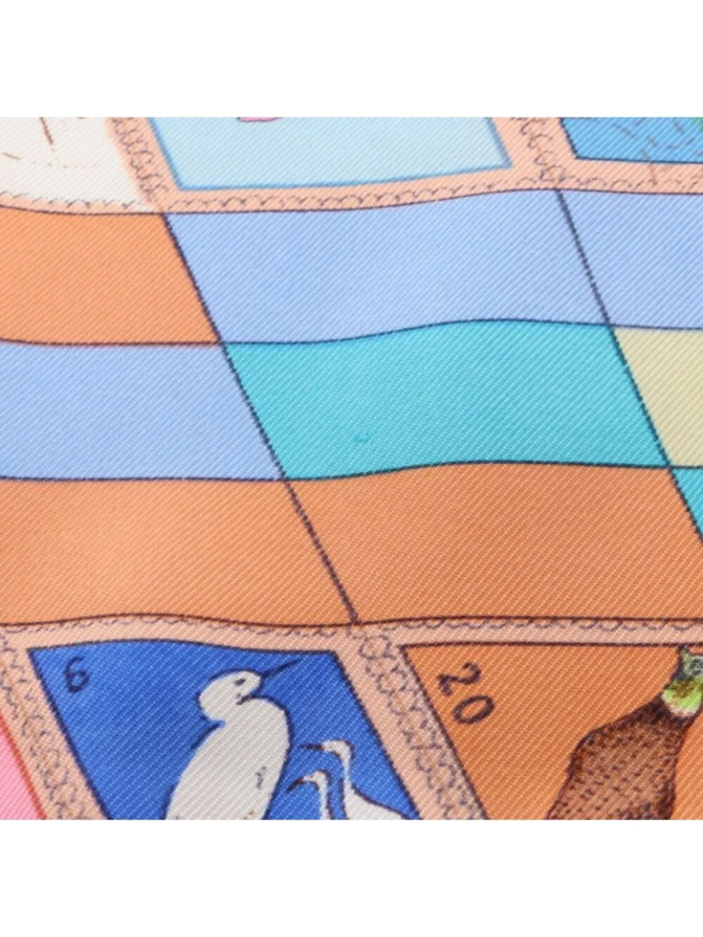 Hermes Scarf Carre 90 Correspondance Silk